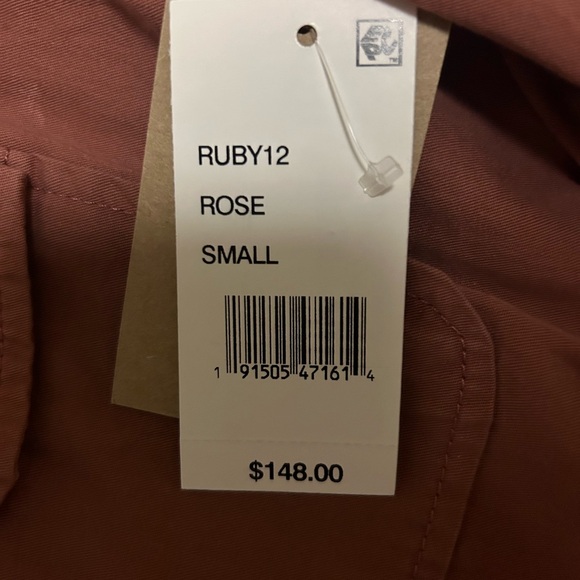 Lily Aldridge for VELVET Graham&Spencer Ruby Cotton Army Jacket (Rose/sm… - Picture 7 of 8